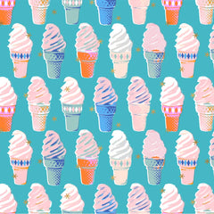 Best Day Ever <br> Ice Cream Turquoise Metallic