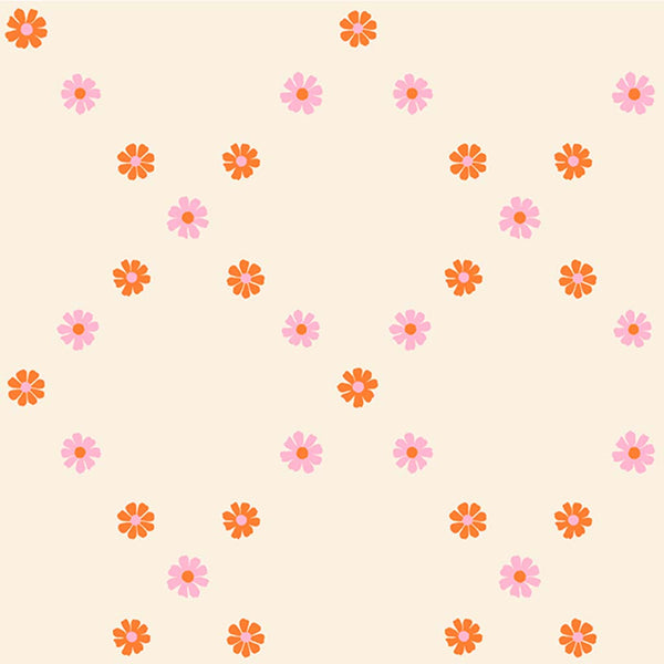 Best Day Ever <br> Diamond Flowers Orange