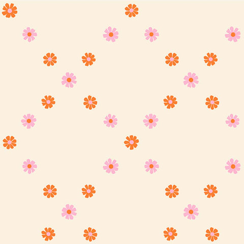 Best Day Ever <br> Diamond Flowers Orange