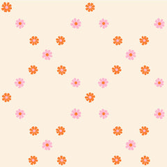 Best Day Ever <br> Diamond Flowers Orange