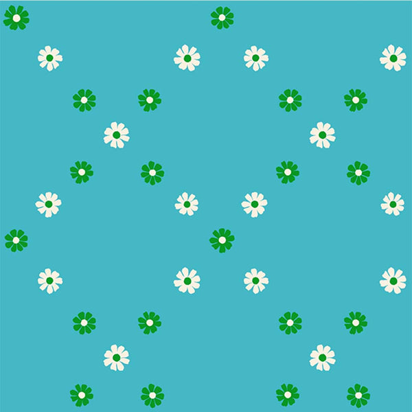 Best Day Ever <br> Diamond Flowers Turquoise