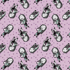 2 Yard Precut <br> Disney Nightmare Before Christmas <br> Sally Dot
