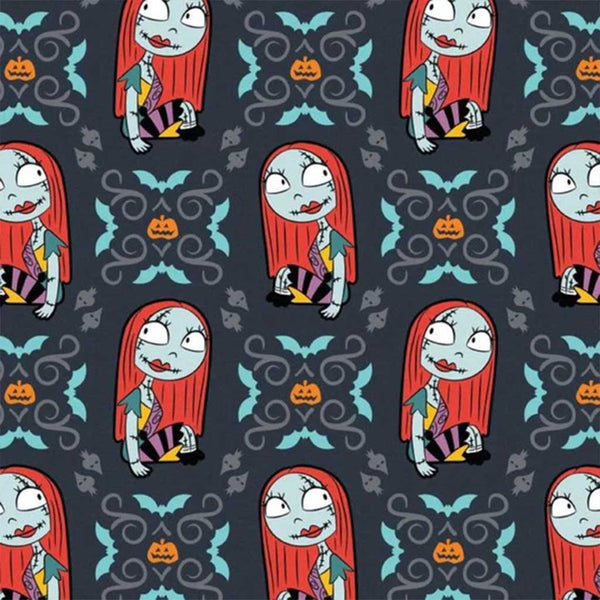 2 Yard Precut <br> Disney Nightmare Before Christmas<br> Scream Queen