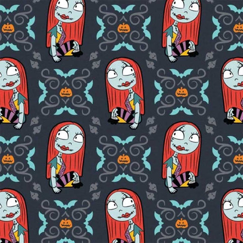2 Yard Precut <br> Disney Nightmare Before Christmas<br> Scream Queen