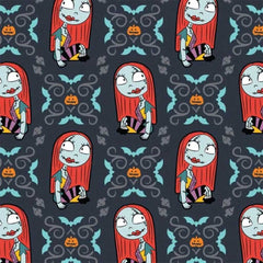 2 Yard Precut <br> Disney Nightmare Before Christmas<br> Scream Queen