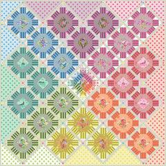 Tula Pink Everglow <br> Star Cluster <br> Quilt Kit