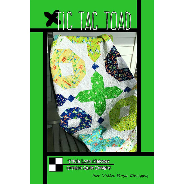 Tic Tac Toad Quilt Pattern