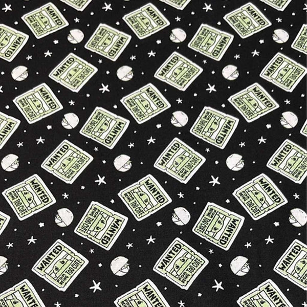 2 Yard Precut <br> Star Wars <br> Mandalorian Wanted Poster