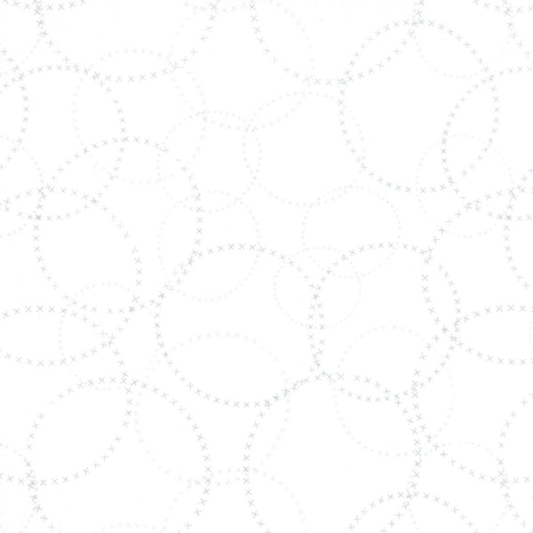 Modern Backgrounds <br> Paper XO Circles Silver White