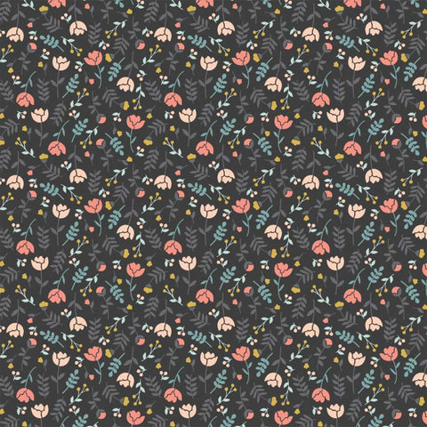 Home Sweet Home Floral cotton fabric