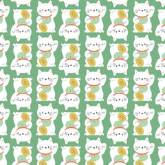 Sushi Cat Cotton Fabric