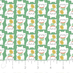 Sushi Cat Cotton Fabric