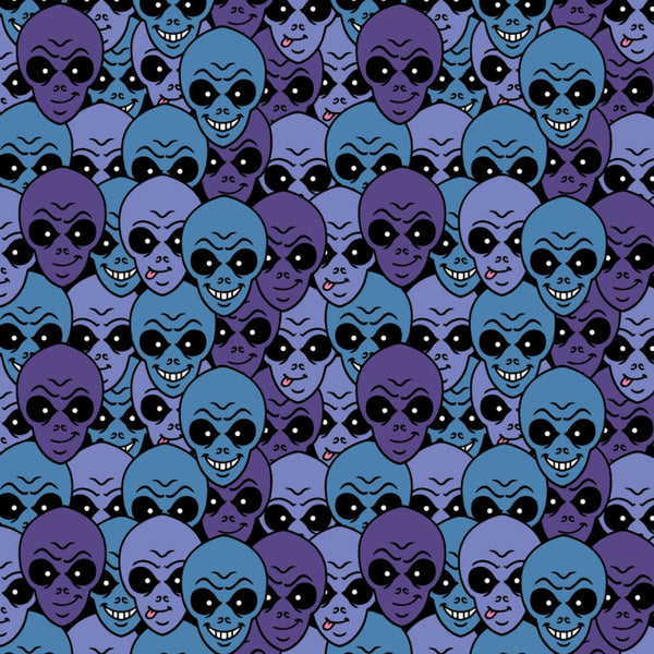 I Want to Believe <br> Extra Terrestrials Purple