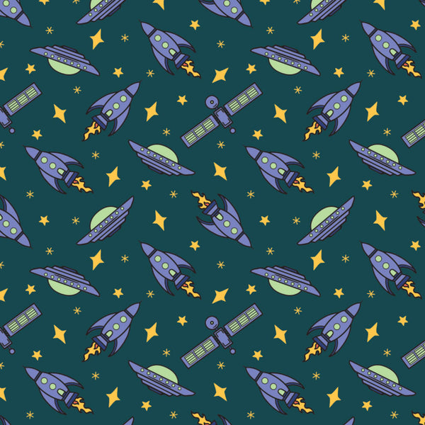 I Want to Believe <br> Space Exploration Teal