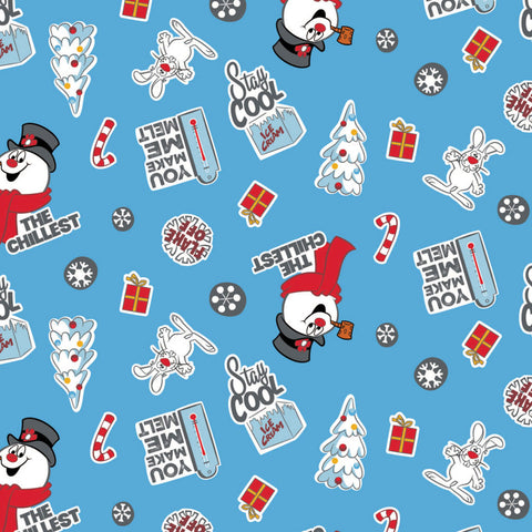 Frosty the Snowman Cotton Fabric