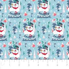 Frosty the Snowman Cotton Fabric