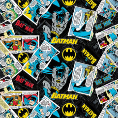 Batman Collage Cotton Fabric