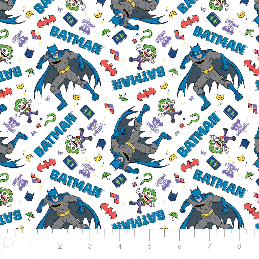 Batman Cotton Fabric by the Yard