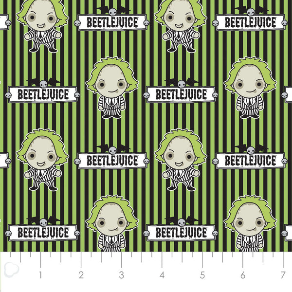 Beetlejuice Cotton Fabric By The Yard