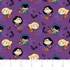 DC Comics Halloween Cotton Fabric