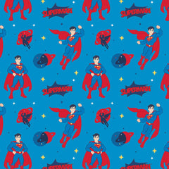 Young DC Superman cotton fabric