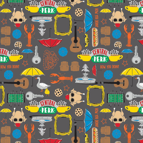 FRIENDS cotton fabric by the yard