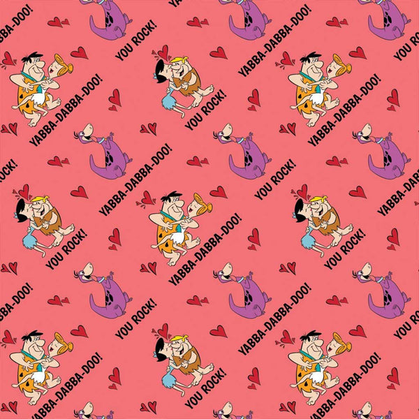Character Valentines Day <br> Flintstones Pun Love Red