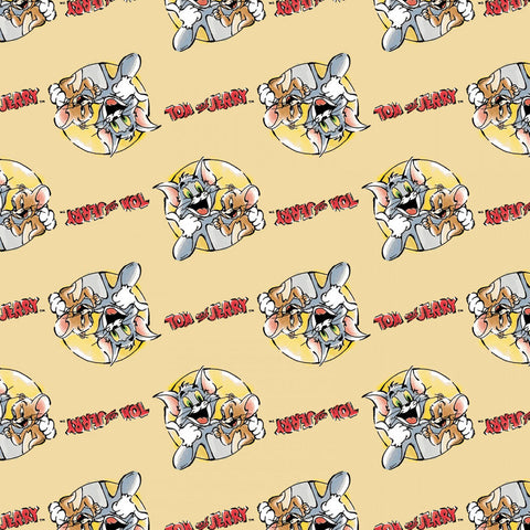 Tom & Jerry cotton fabric