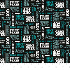Video Game cotton fabric