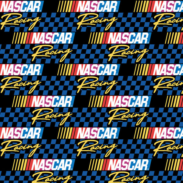 NASCAR <br> Retro Checkered Blue
