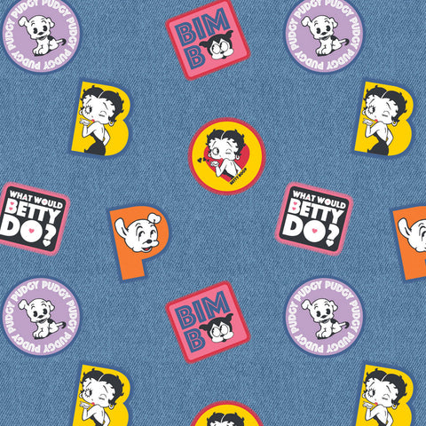 Betty Boop Cotton Fabric