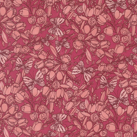 Tulip Tango Cotton Fabric