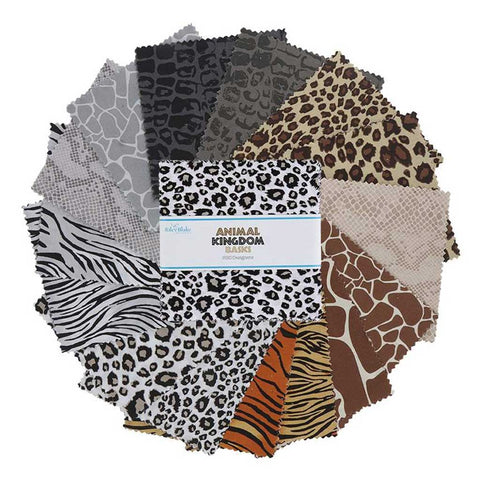 Animal Kingdom Fabric Charm Pack