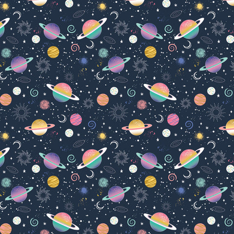NASA Logo fabric, Nasa Collection by Riley Blake – Fabric Design Treasures