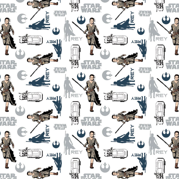 Star Wars <br> The Force Awakens <br> Rey White