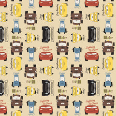 Cars Cotton Fabric