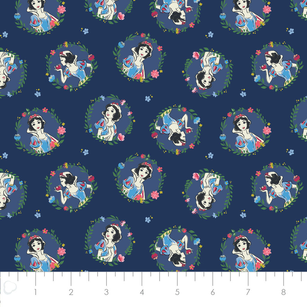 Snow White Cotton Fabric by the Yard