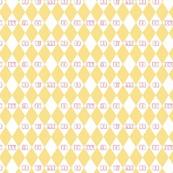 Dumbo <br> In The Circus <br> Vintage Argyle Yellow