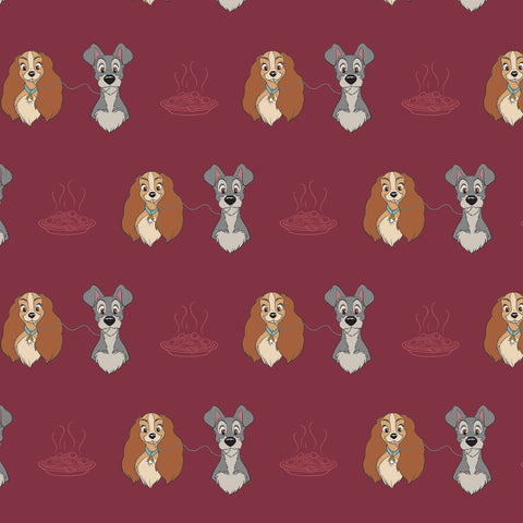 Lady and the Tramp Cotton Fabric