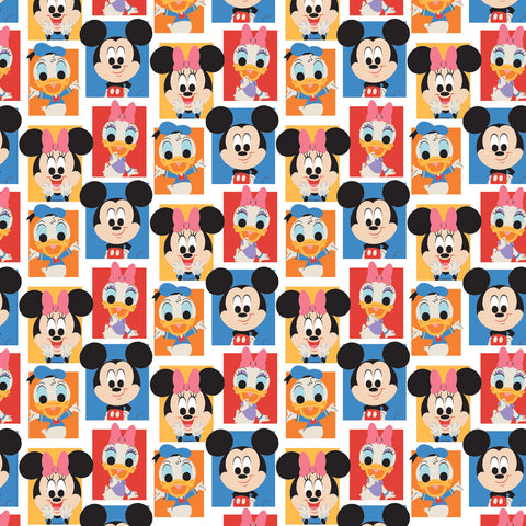 Mickey Mouse and Friends Cotton Fabric