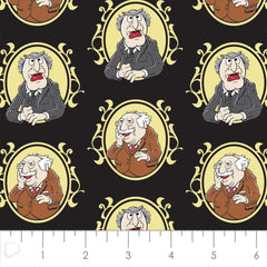 The Muppets Waldorf and Statler cotton fabric