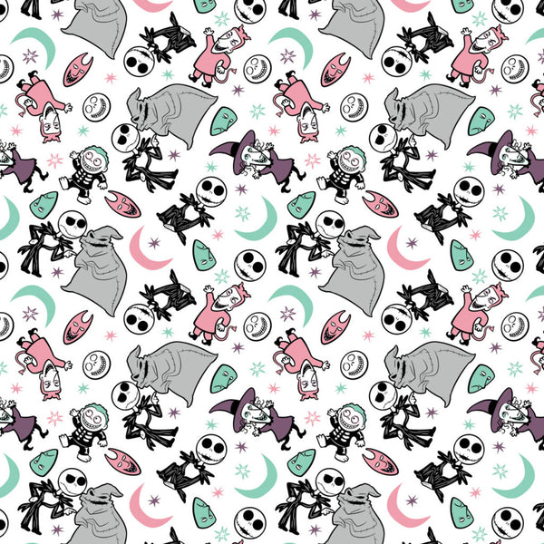 Nightmare Before Christmas <br> Pattern Play White