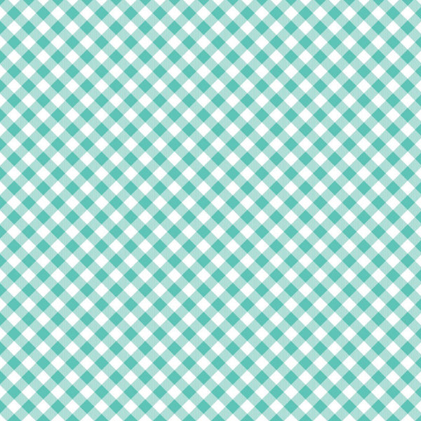 From Bow to Boot <br> Gingham Turquoise