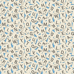 Scrabble Cotton Fabric