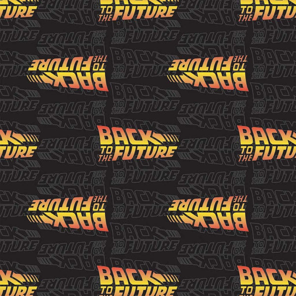 Back to the Future <br> Movie Title Logo Black