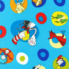 Dr. Seuss <br> Character Circle Blue