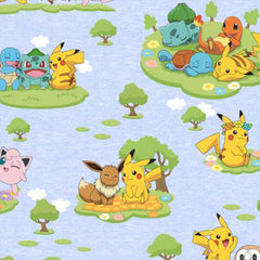 Pokémon Cotton Fabric by the Yard