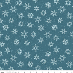 Snowflakes Cotton Fabric