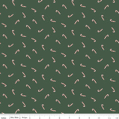 Candy Canes Cotton Fabric