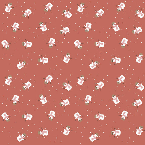 Snowmen Cotton Fabric